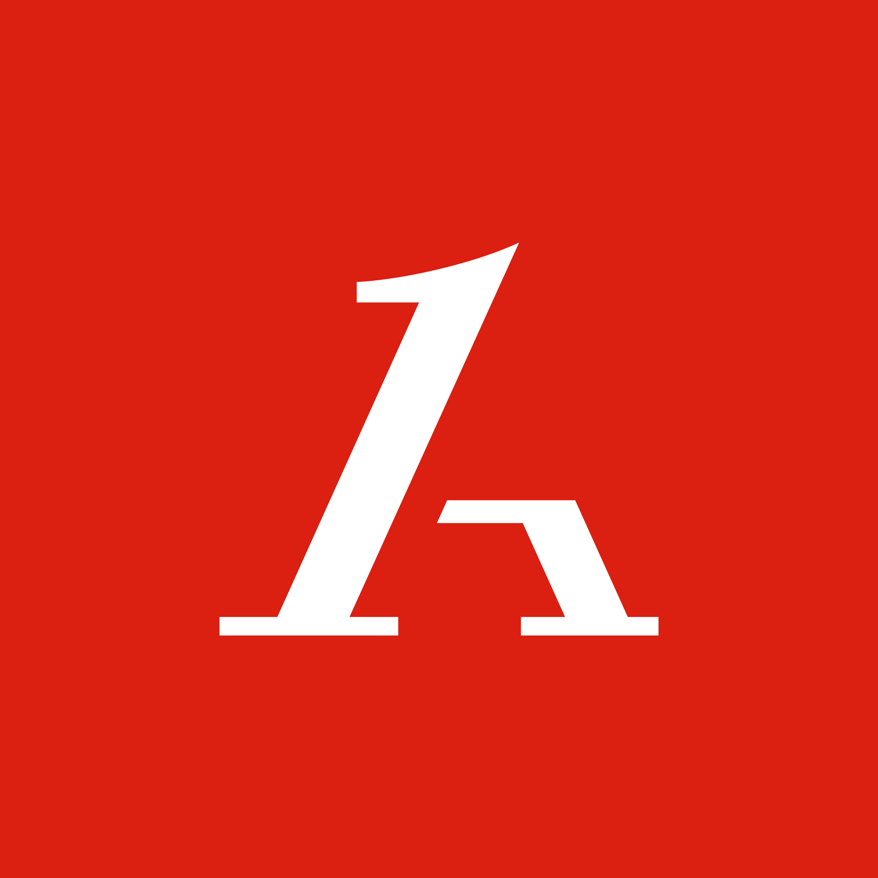 A red square with an image of the letter a.